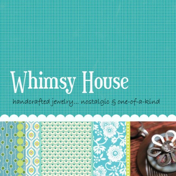 2/$16 WHIMSY HOUSE I NWT Upcycled Vintage Button & Pink Butterfly Post Earrings - Picture 6 of 7